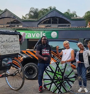 人力車のタイヤ