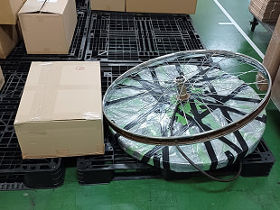 人力車のタイヤ